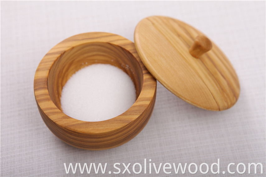 Olive Wood Salt Keeper